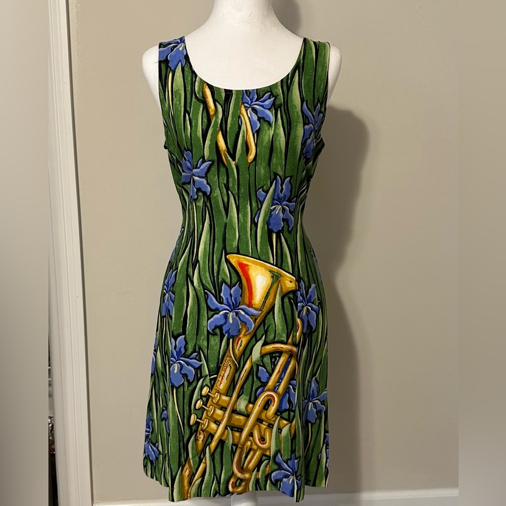 Bayou Wear Jazz Fest Floral Dress